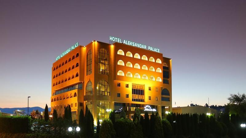 Aleksandar Palace Hotel Congress Center & Spa Escópia Exterior foto
